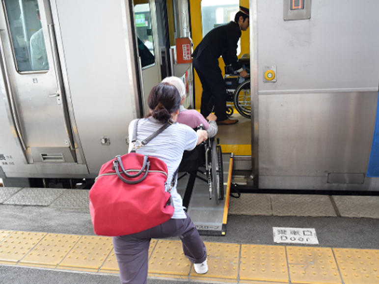 電車でお出かけレク